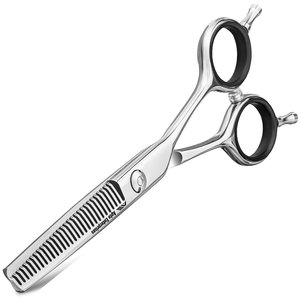 Made with 440C Stainless Steel Ultra Sharp Fine Blade Texturizing Shears for Precise Cuts 6 Inch Pet Grooming Thinning <b>Scissors</b> - Product Image 1