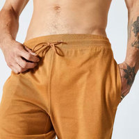 Shorts pour hommes 100 % coton biologique, extensibles dans 4 directions, écologiques, protection UV, séchage rapide, respirants, style urbain, taille mi-haute