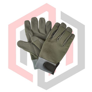Gants de travail de jardin vert olive pour femmes/hommes - en cuir de vachette résistant aux ésporces, pour la taille des roses/les baies, protection longue pour l'avant-bras, anti-coupure - Product Image 1
