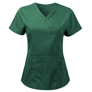 Nouvelle Arrivée - Ensembles de Blouses Médicales Unisexe Taille Européenne en Spandex/Polyester Tissé avec Logo Personnalisé pour Hôpital, Clinique, Laboratoire - Été - Product Image 4
