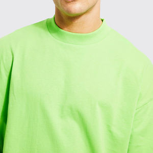 T-shirt vintage personnalisé pour homme, coupe oversize, 100 % coton épais, épaules tombantes, col rond, imprimé streetwear avec options OEM/ODM - Product Image 6