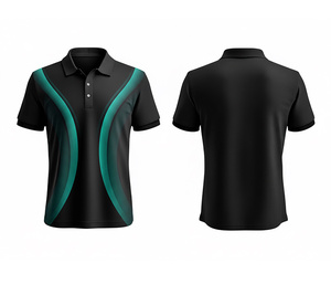 Quick Dry Full Sublimation Polo Shirt for Outdoor Activities for Men Women Youth Quick-Dry Dry-Fit Active Polo - Product Image 4