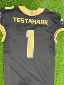 Conjuntos de fútbol americano de alta calidad personalizados, camisetas Prime transpirables, pantalones de talla grande, estampado técnico, secado rápido, colores personalizados - Product Image 3