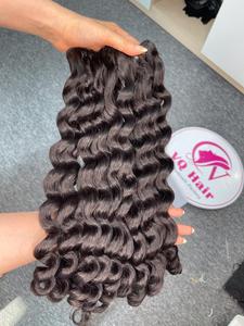 Virgen sin procesar Super doble cutícula dibujada alineada cabello rizado vietnamita crudo estilo de onda natural vendedor de cabello humano comprometido - Product Image 5