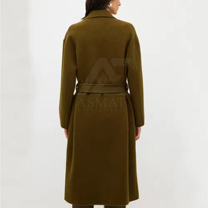 Abrigo Largo de Lana para Mujer, Elegante para el Invierno, Ropa de Abrigo Informal para Uso Diario, Abrigo Largo Moderno para Mujer, Ropa de Abrigo Informal para la Oficina - Product Image 6