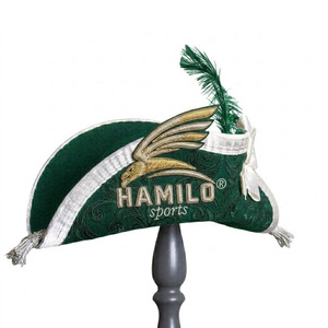 Low MOQ Unique Design Admiral Bicorn Napoleon Costume Hat for Adults Napoleon Uniform Wool Hat With Custom Color Lace Bicorne H - Product Image 3