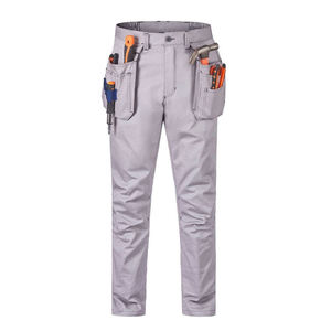 Safety Pants High Visibility Reflective Waterproof <b>LED</b> Flash Work Trousers Pockets Customized Logo for Men Construction - Product Image 2