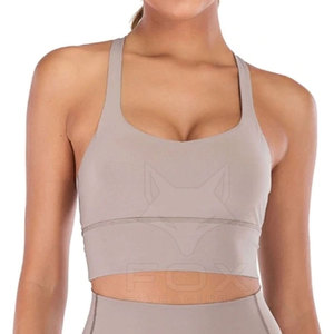 Ensemble de yoga imperméable personnalisé à faible MOQ pour femmes, haute qualité, best-seller, tenue de fitness moulante 2 pièces avec logo frontal - Product Image 4