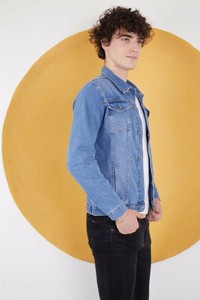 Men Denim <b>Jacket</b> Stretchable Fabric - Product Image 4