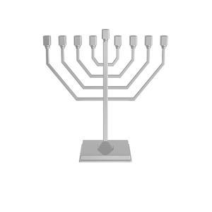 Offre Spéciale – Magnifique Ménorah Traditionnelle en Laiton Antique Robuste, Motif Arbre à 7 Branches, pour Décoration - Product Image 5