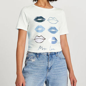 T-shirt décontracté surdimensionné pour femme, coupe ample et tendance, à manches courtes - Product Image 6
