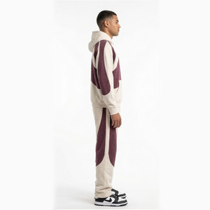 Conjunto Deportivo Oversize para Hombre con Paneles en Contraste – Sudadera con Capucha y Pantalones Jogger Premium - Product Image 4