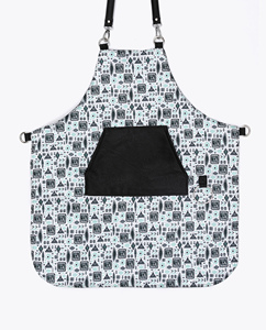 Adjustable Baking Kids <b>Chef</b> <b>Hat</b> Sleeve Apron Set Washable Eco-Friendly Polyester/Cotton Custom Pattern Cute for Children's - Product Image 1