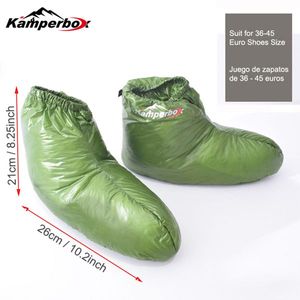 Kamperbox AQ3 Sleeping Gear Down Slippers Socks Booties for Enhanced Comfort While Camping - Product Image 3