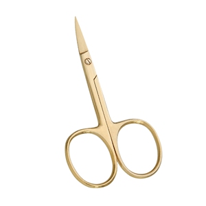 Tijeras Profesionales Curvas de Acero Inoxidable para Cutículas, para Mano Derecha, con Logotipo Personalizado, Tijeras de Manicura de Precisión, Venta al Por Mayor - Product Image 1