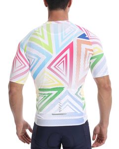 เสื้อจักรยานผู้ชายแบบสั่งทำพิเศษ พิมพ์ลายโพลีเอสเตอร์ แขนสั้น ซิปเต็มตัว มีกระเป๋า เสื้อปั่นจักรยาน เสื้อสำหรับปั่นจักรยานบนถนน - Product Image 2