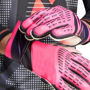Gants de frappe en cuir rose, ambidextres, rembourrés, fermeture auto-agrippante, unisexes, pour entraînement adulte - Product Image 6