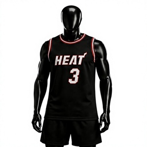 Maillot de basket-ball personnalisé avec logo d'équipe, sans manches, sublimé, respirant, coupe athlétique, pour homme, toutes saisons - Product Image 3