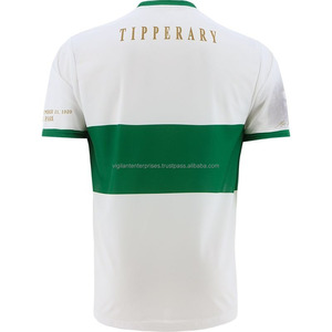 เสื้อฟุตบอลผ้าโพลีเอสเตอร์100% พรีเมี่ยม GAA ชุดเล่นฟุตบอลแขนสั้นประสิทธิภาพสูงดีไซน์สีพื้น - Product Image 2