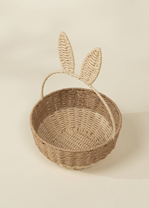 Best Selling <b>Paper</b> Easter Basket Bunny Ear Handle Design Sustainable Kids Gift Basket Wholesale Bulk OEM Easter Decoration - Product Image 2
