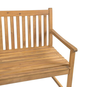 Banc de jardin moderne en teck massif, avec coussin écologique et finitions de haute qualité pour une utilisation en extérieur - Product Image 3