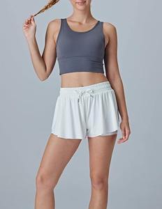 Paquete de 3/4 pantalones cortos de mariposa para niñas, pantalones cortos deportivos 2 en 1 para niñas, pantalones cortos fluidos para jóvenes, para actividades deportivas, correr y baloncesto, falda de tenis - Product Image 3