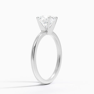 Anillo BOJ 091 con Corte Cojín, Plata 925, Halo de Piedras, Engaste de Garras, Anillo Solitario con Diamante de 2ct, Color D, VVS1, Moissanita Certificada por GRA - Product Image 2