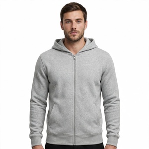 Men's Full <b>Zip</b> Solid Color <b>Hoodie</b> 100% Cotton Casual Hooded Regular Fit <b>Pocket</b> Breathable Eco-Friendly Quick Dry From BD - Product Image 5