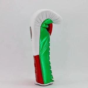 Dernier modèle de gants de boxe professionnels en cuir sans lacets multicolores pour l'entraînement - Product Image 5