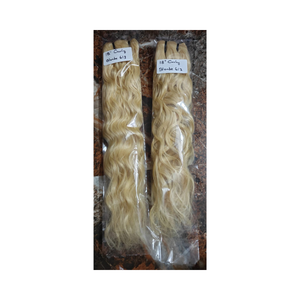 Peluca de cabello rubio 613 con frente de encaje, cabello virgen sin procesar, ideal para peinados platino, mechones de cabello liso. - Product Image 2