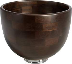 Bol mélangeur compatible KitchenAid en bois écologique fait main |   Utilisation sur table |   Cadeau d'anniversaire |   Vente en gros de haute qualité - Product Image 1