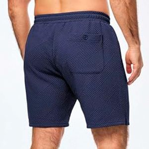 Pantalones Cortos Deportivos Flexibles para Hombre con Tela Elástica, Cintura Elástica, Transpirables y de Secado Rápido, 100% Poliéster para Máximo Movimiento - Product Image 2