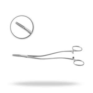Porte-aiguille Bozemann en forme de S, 21 cm, instrument chirurgical neurochirurgical pour la suture - Product Image 1