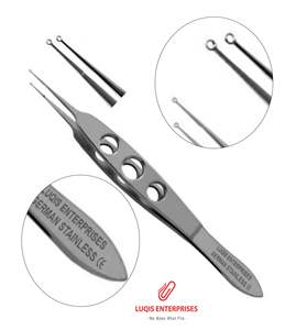 คีมจับเยื่อบุตาเฟชท์เนอร์ เครื่องมือผ่าตัดสแตนเลสสตีล คีมจับสำหรับจักษุแพทย์ที่มีความแม่นยำสูง คีมจับสำหรับดวงตาที่ละเอียดอ่อน - Product Image 1