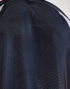 Camiseta de malla de manga corta oversize para hombre, estilo deportivo con bloques de color, transpirable, de punto, cuello redondo, sublimada - Product Image 4