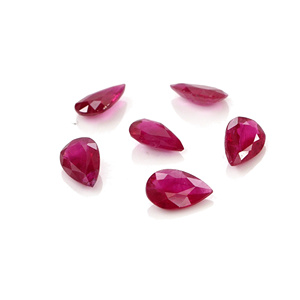 Perles de rubis de Birmanie naturelles non traitées 3x5mm, pierres précieuses facettées, prêtes à l'emploi pour la création de bijoux - Product Image 4