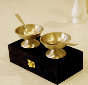 Bol à glace en laiton de luxe, qualité supérieure, fait main, poli, vaisselle en laiton, bol à glace, prix imbattable - Product Image 2