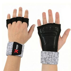 Guantes de Levantamiento de Pesas Ventilados para Hombre y Mujer, Guantes de Gimnasio sin Dedos para Ejercicio, Fitness, Levantamiento de Pesas y Cross Training - Product Image 2
