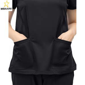 <b>Scrub</b> <b>Tops</b> for Women Soft Stretch V-Neck Medical <b>Scrub</b> <b>Top</b> with Pockets - Product Image 5