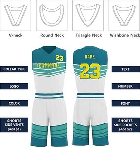 High Quality Basketball Uniform Set Sports Wear Basketball Uniform Polyester Made Adult Team Basketball Uniform Kit With OEM - Product Image 3