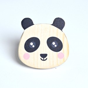 Handmade Pine Wood Cabinet Panda Natural Wood Kids Drawer <b>Knobs</b> <b>Dresser</b> Door Handles Cupboard Pulls Kitchen Cabinet <b>Knobs</b> - Product Image 3