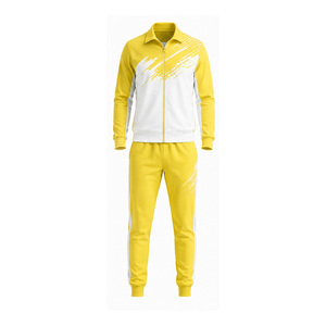 Wholesale Mens Sports Tracksuit Custom Athletic Gym Training Jogging Suit Zip Jacket <b>Pants</b> OEM ODM Manufacturer Factory Exporter - Product Image 1