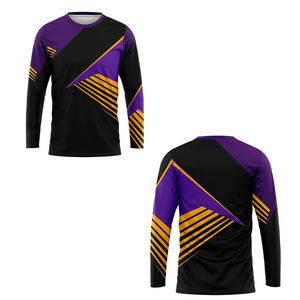 Camiseta de algodón con cuello en V, camiseta premium de manga larga para hombre, ropa sencilla a la moda, camiseta transpirable de cuello redondo y manga larga para hombre - Product Image 1