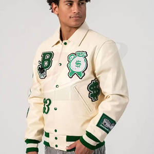 Vestes pour hommes tendance et à la mode, imprimées numériquement, en polyester, service OEM, vente en gros, avec logo personnalisé - Product Image 4