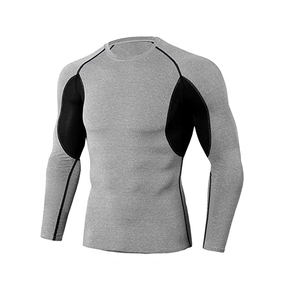 Compression Suit Men's Long Sleeve Sportswear Lightweight Quick Dry Breathable Polyester High Quality MMA Custom Color/Size - Product Image 4