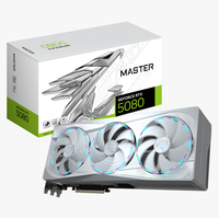 Carte graphique de jeu haute performance PCIe 5.0 16 Go MASTER ICE Triple Fan Composant d'ordinateur de bureau RTX 5080 Carte vidéo