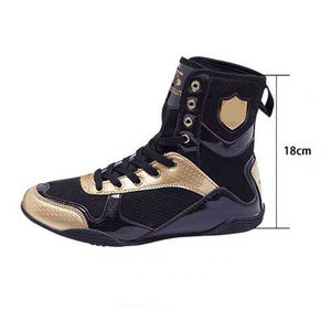 Chaussures de boxe personnalisées avec logo, fabrication professionnelle, légères, meilleures ventes, avec le meilleur service OEM - Product Image 5