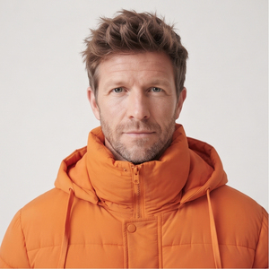 Vestes longues matelassées à capuche pour homme – Manteaux d'hiver décontractés et tendance pour l'extérieur – Vestes longues boutonnées et zippées pour homme - Product Image 5