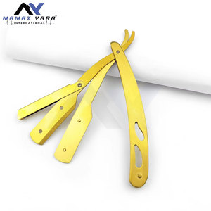 Custom Made Stainless Steel Barber Razor Cut Throat Straight Folding Handle for Shaving and Hair Styling - Product Image 5