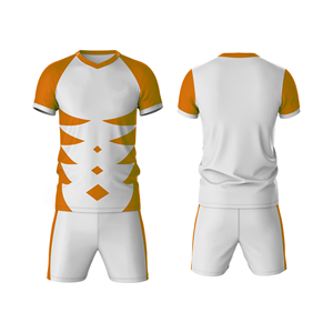 Conjunto de Uniforme de Rugby Personalizado por Sublimación para Hombre, 100% Poliéster, Informal, Personalizado, Jersey y Pantalones Cortos con Estampado OEM, Ropa Deportiva a Juego para Equipo - Product Image 3